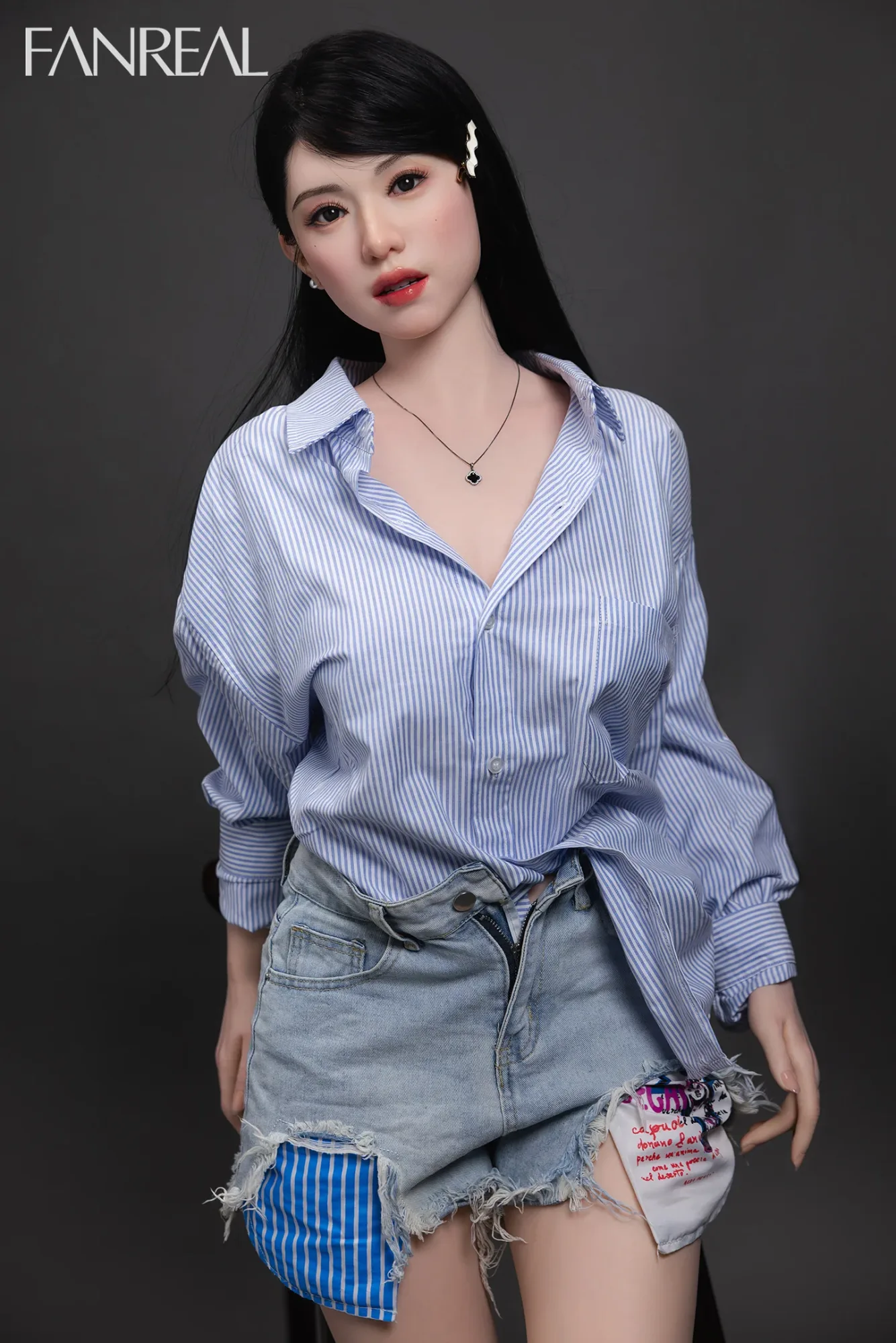 FANREAL Doll Kimmy V2 – 155cm F-Cup Silicone Sex Doll with Real Skin Texture view 2