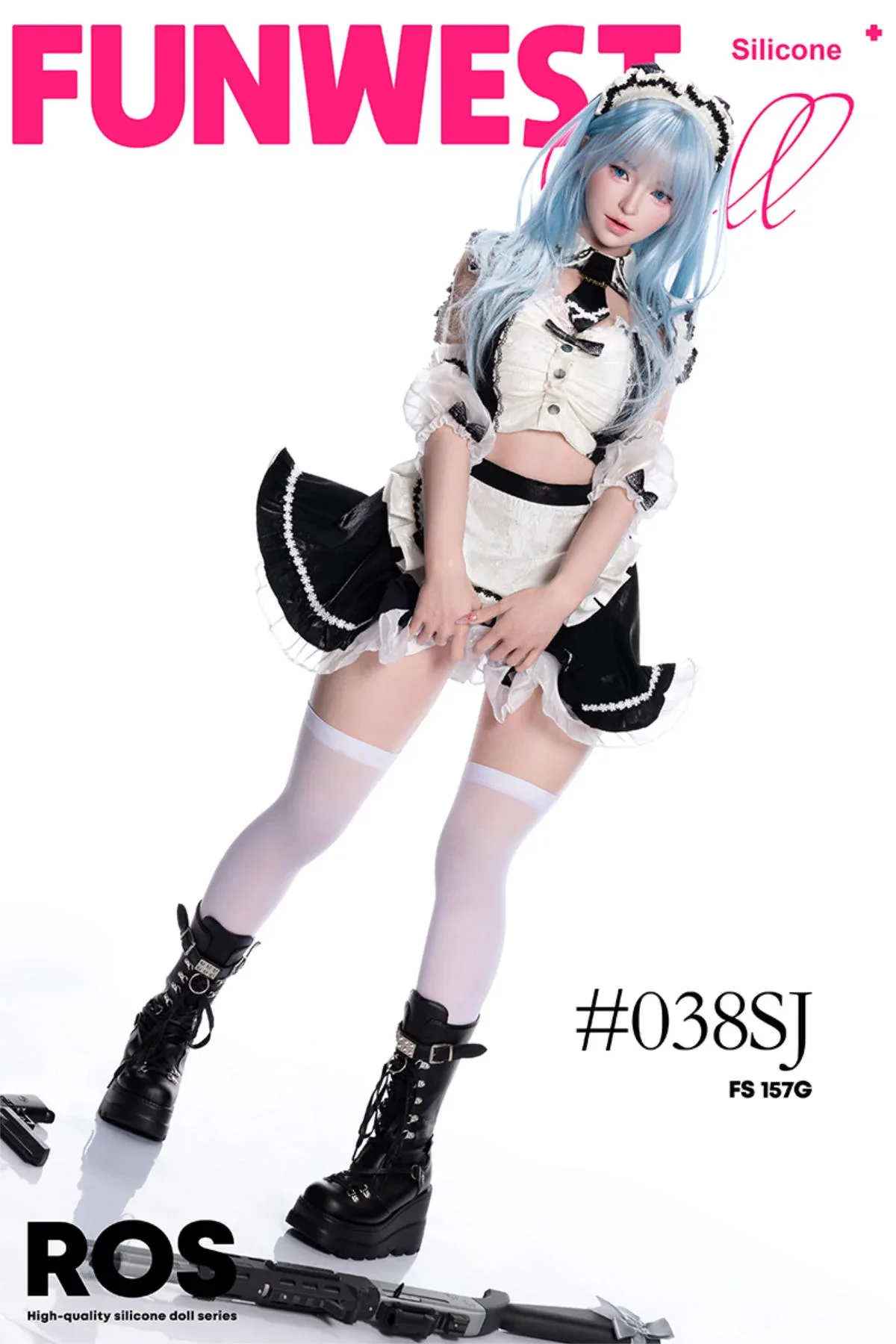 FunWest Doll 157 cm G Silicone - White Alice (Real Skin Texture) view 7