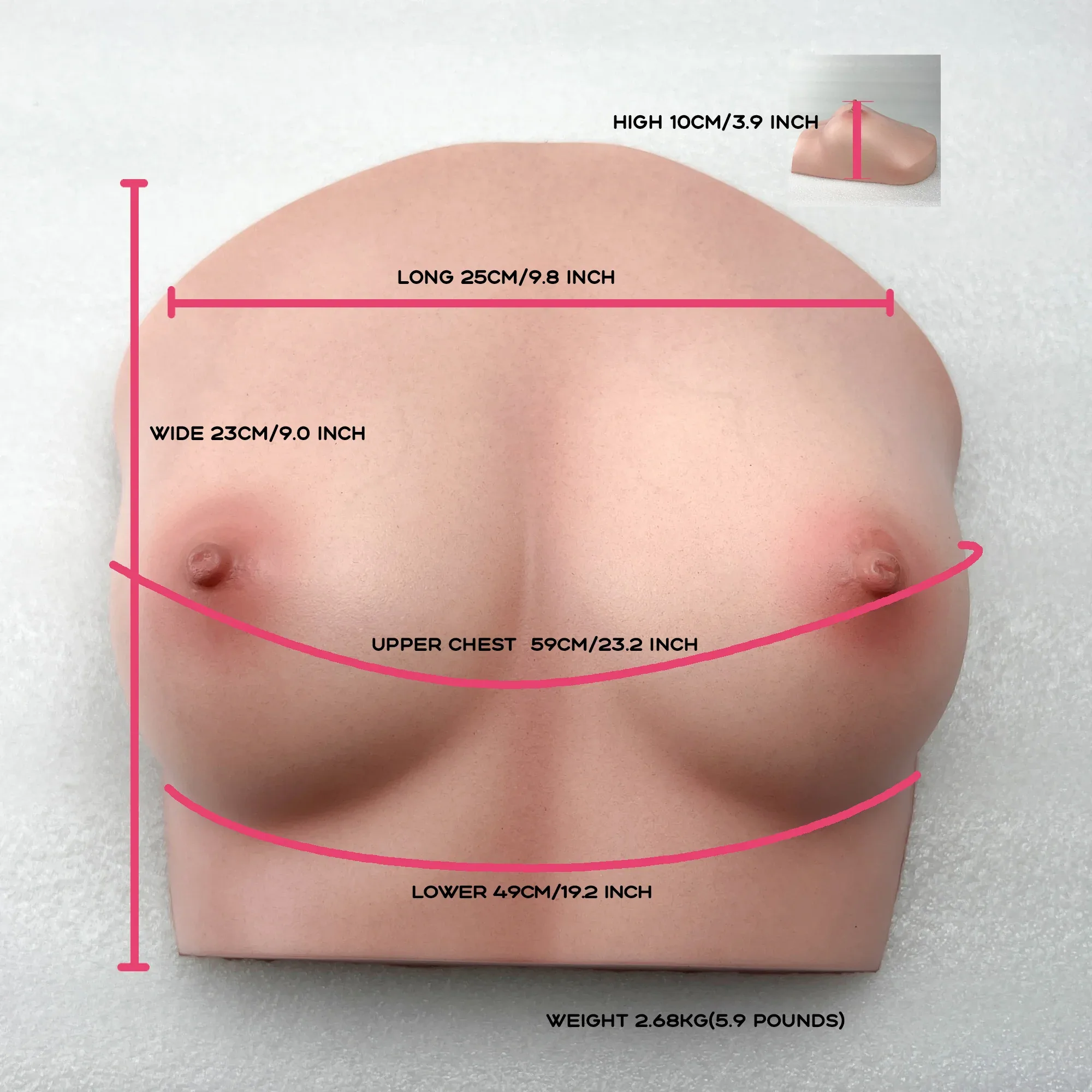 CLIMAX DOLL - Silicone Torso Breast #59 view 4