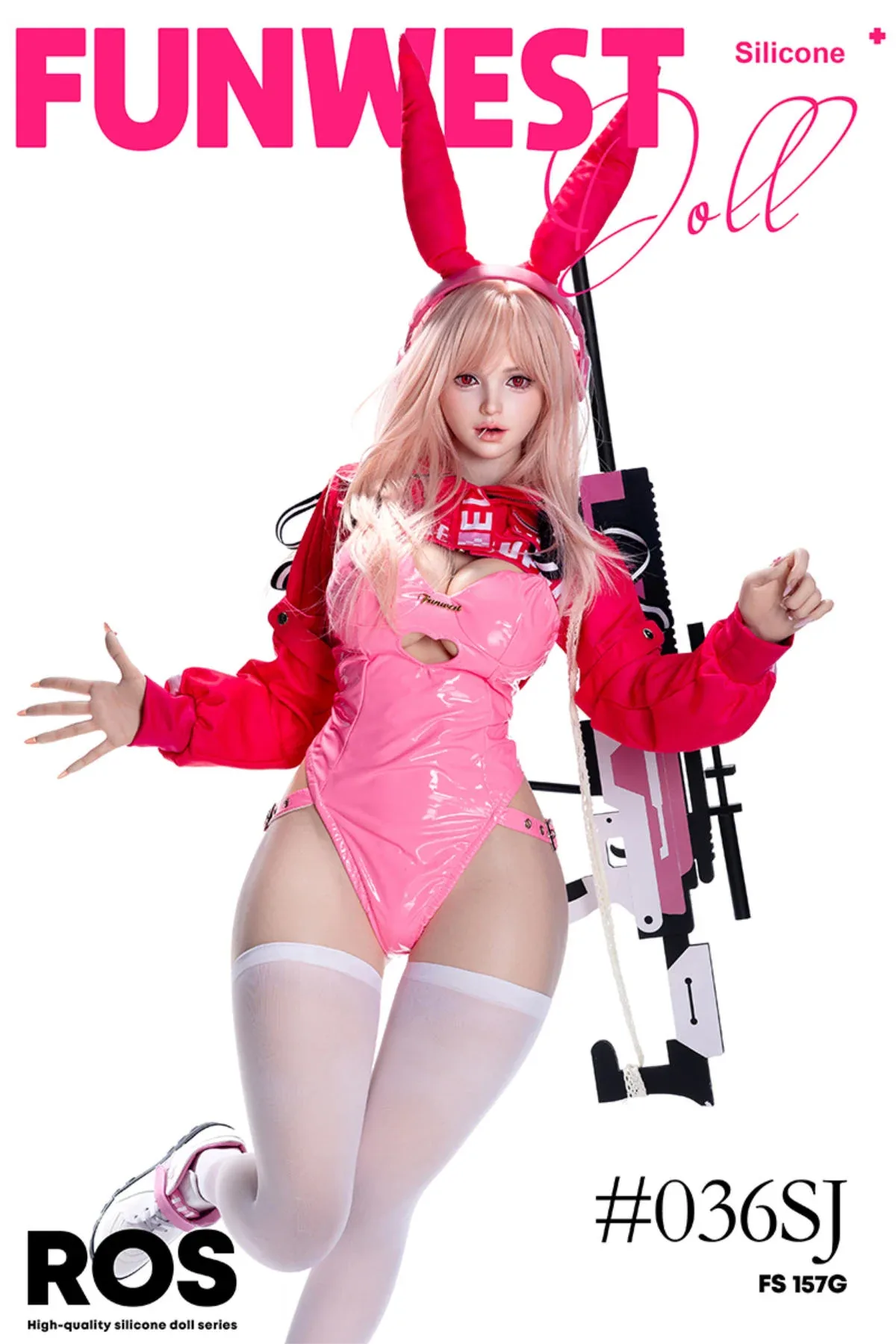 FunWest Doll 157 cm G Silicone - White Lily (Real Skin Texture) view 4