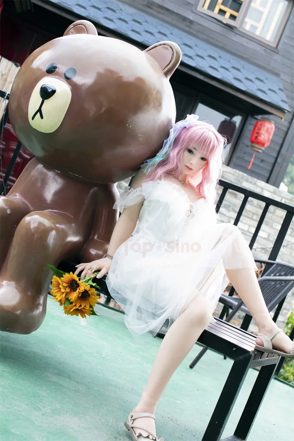 Top Sino 148 cm B Platinum Silicone - Mirei view 4