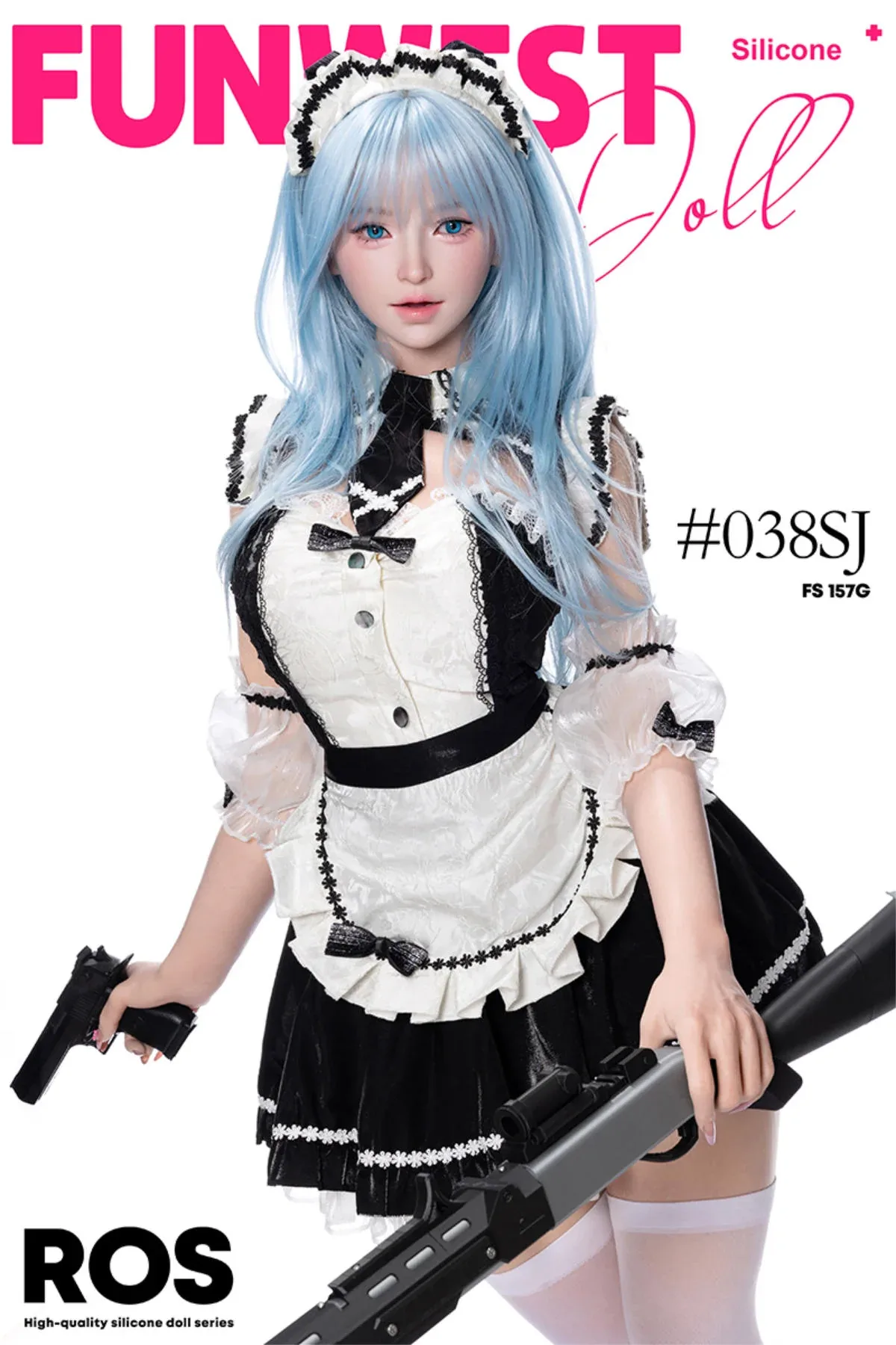 FunWest Doll 157 cm G Silicone - White Alice (Real Skin Texture) view 2