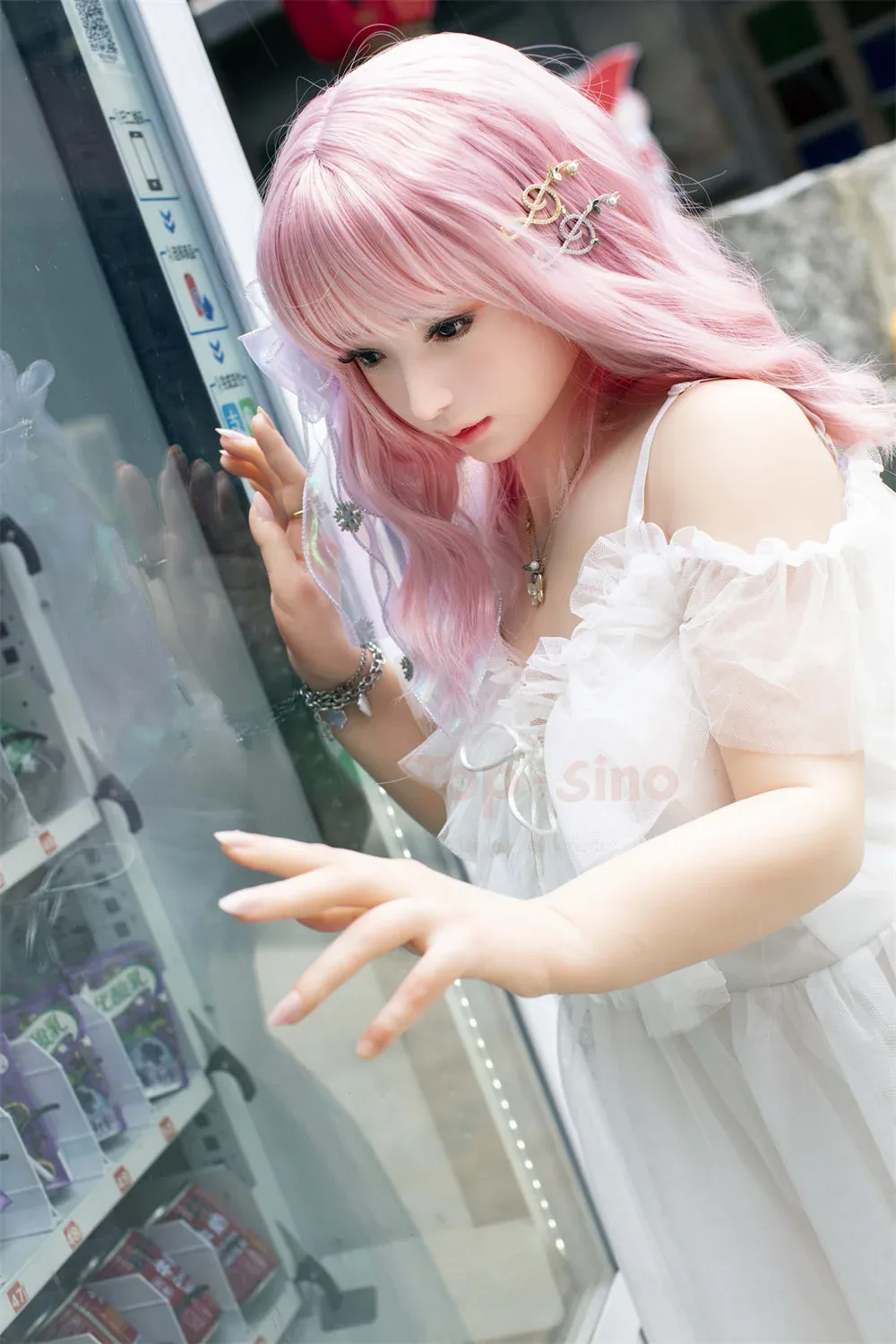 Top Sino 148 cm B Platinum Silicone - Mirei view 5