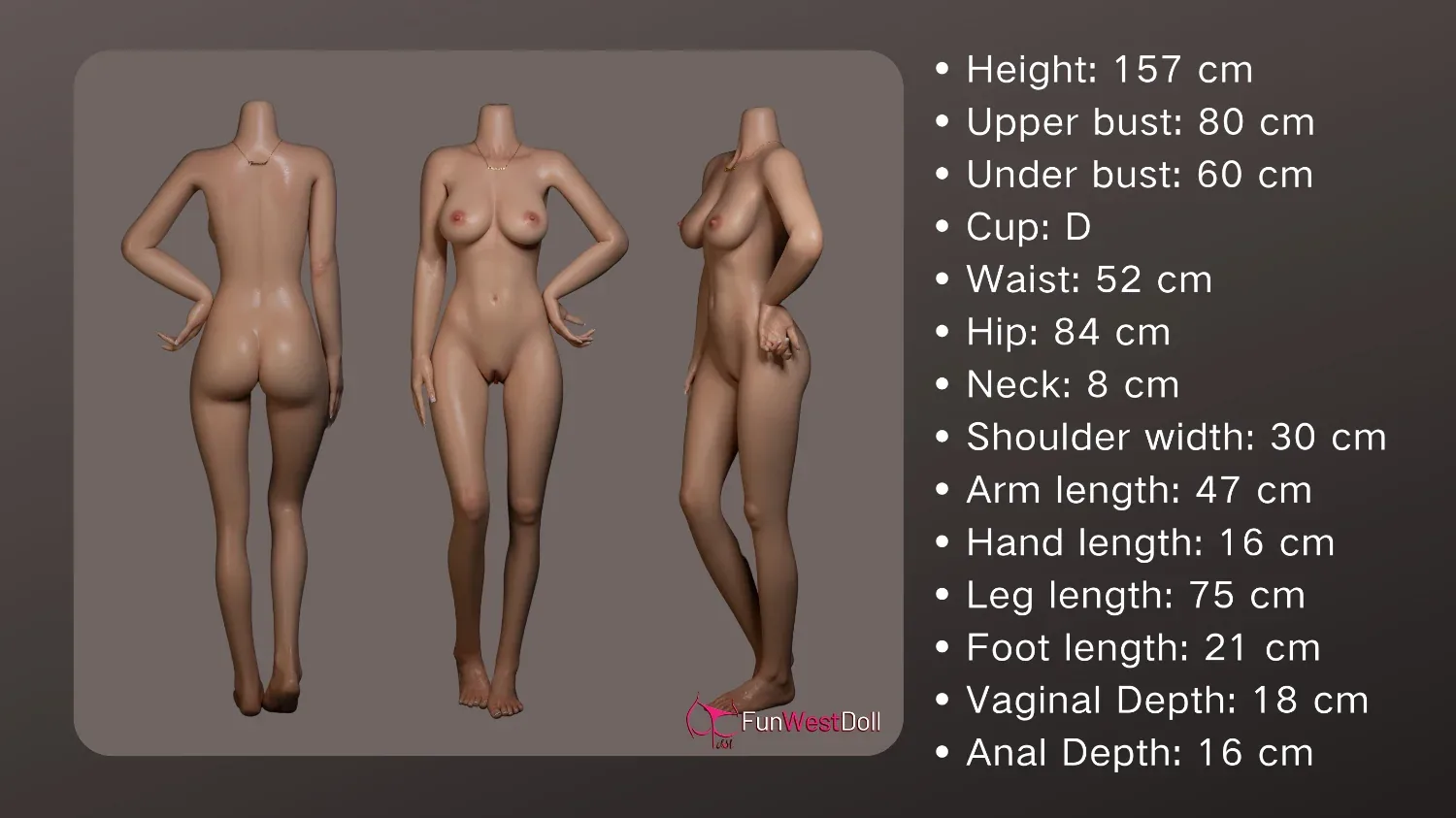FunWest Doll 157 cm D Silicone - European Alexa view 3