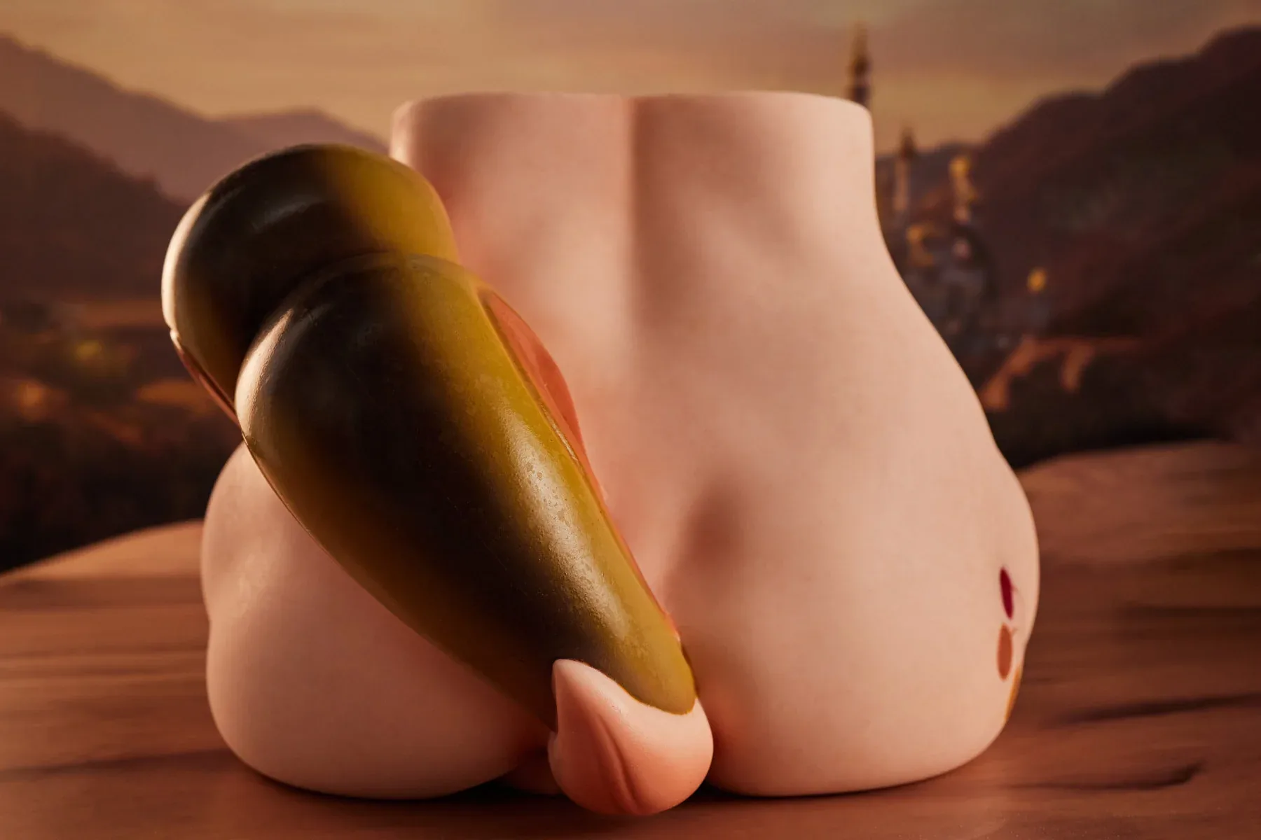 CLIMAX DOLL - PA-Peppy Silicone Butt Torso (Cinnamon) view 3