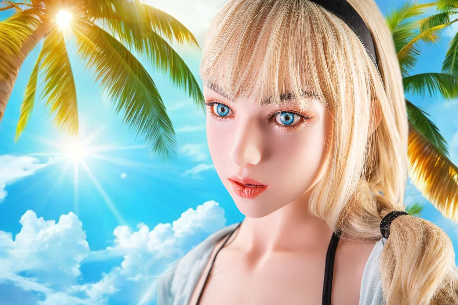 CLIMAX DOLL 157 cm Silicone - Gali (Movable Jaw) view 3