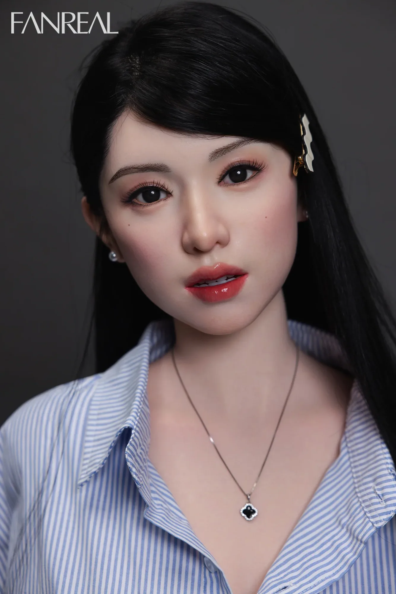 FANREAL Doll Kimmy V2 – 155cm F-Cup Silicone Sex Doll with Real Skin Texture