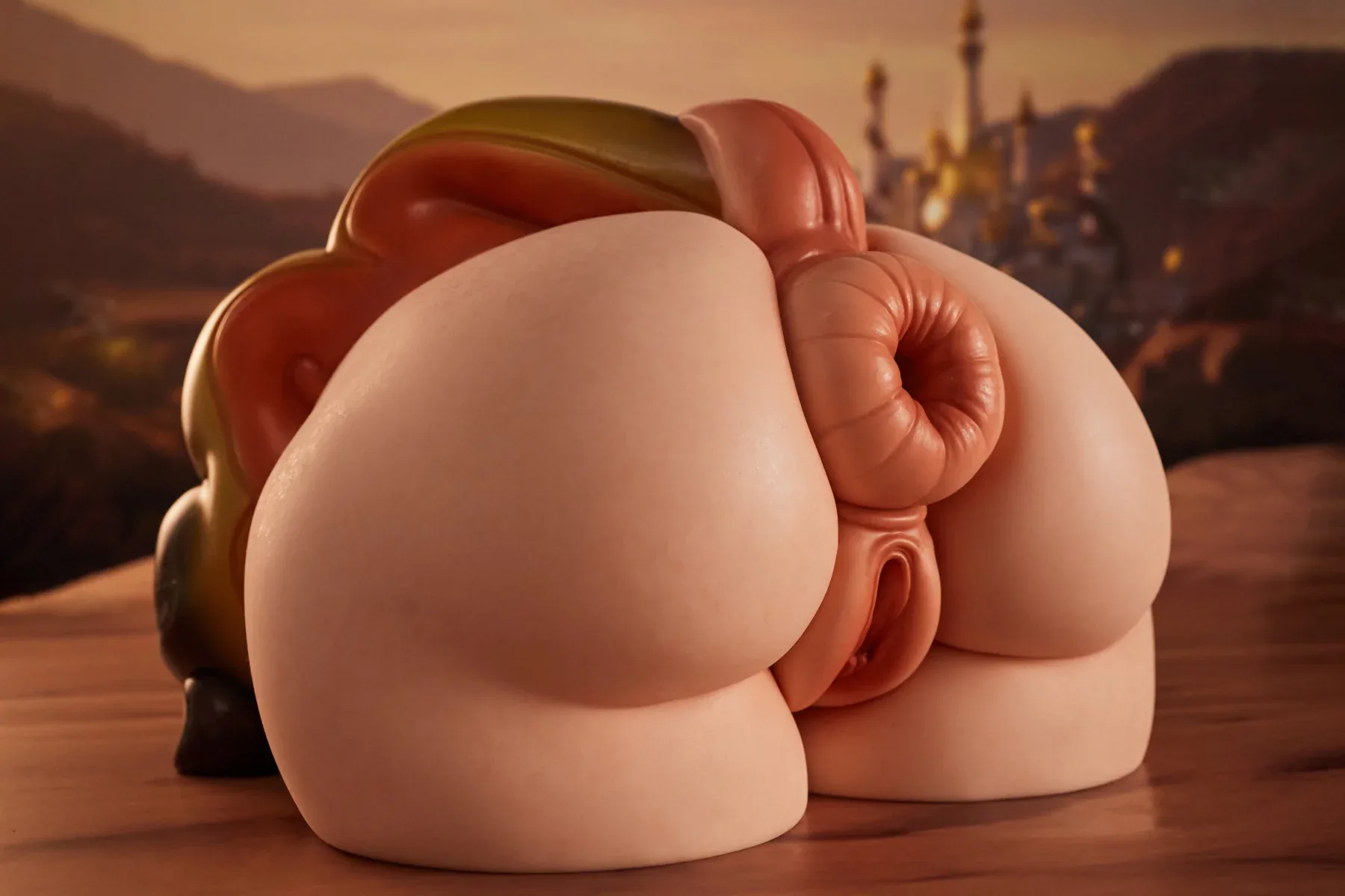 CLIMAX DOLL - PA-Peppy Silicone Butt Torso (Cinnamon) view 6