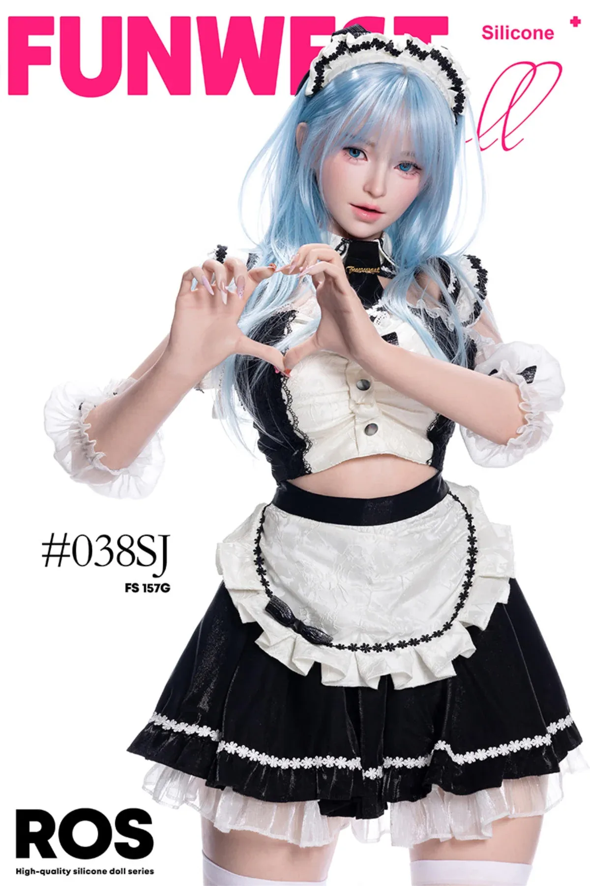 FunWest Doll 157 cm G Silicone - White Alice (Real Skin Texture) view 6