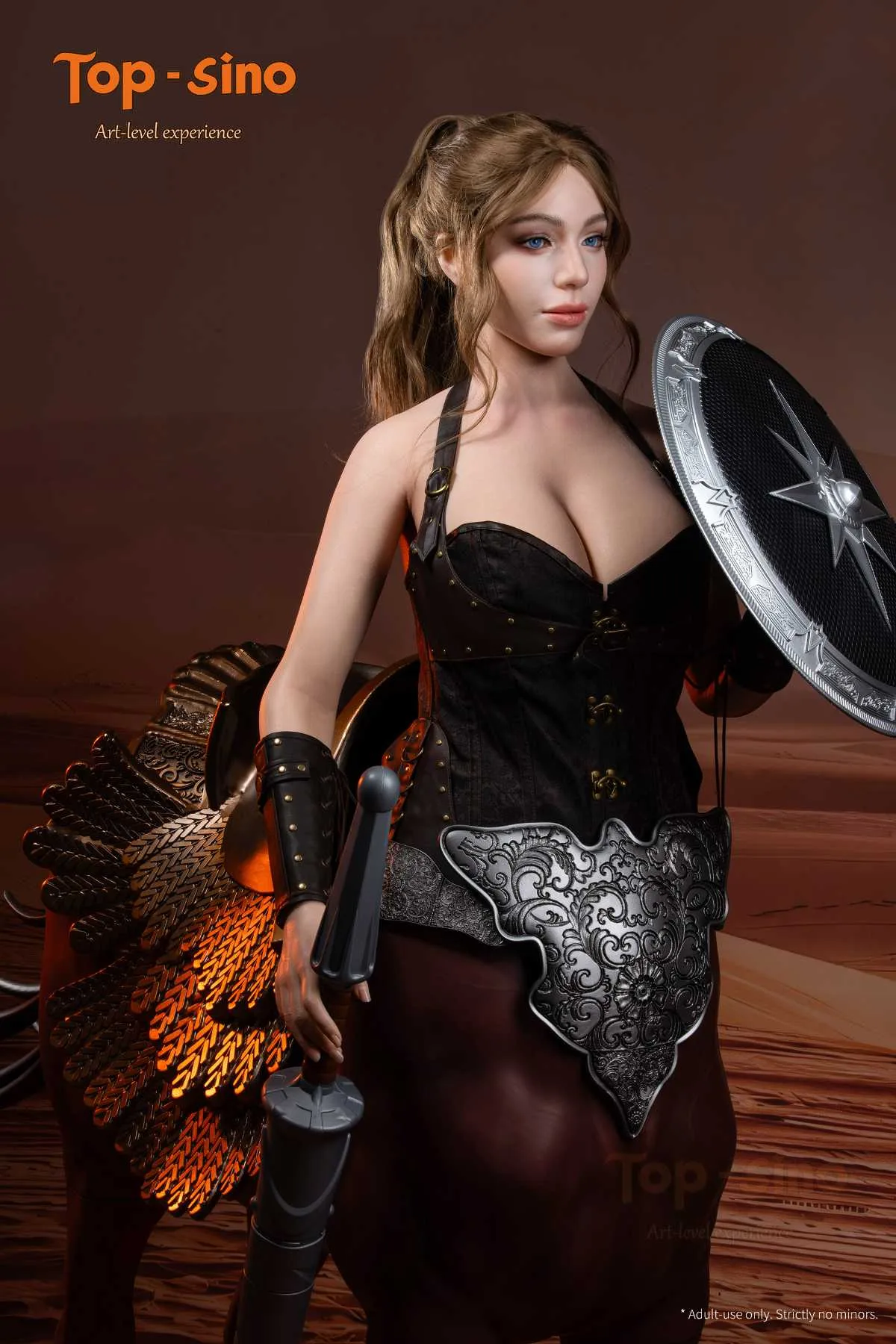 Top Sino Torso T96 cm Platinum Silicone Recreated Series - Adriana (RRS+) view 5