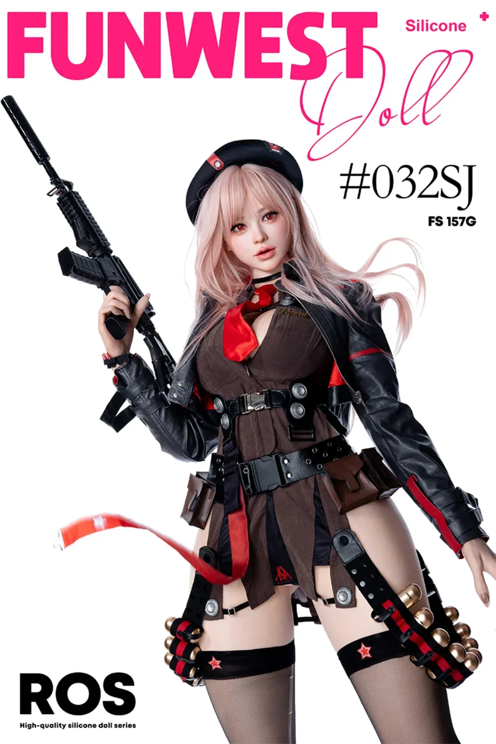 FunWest Doll 157 cm G Silicone - White Lucy (Real Skin Texture) view 2