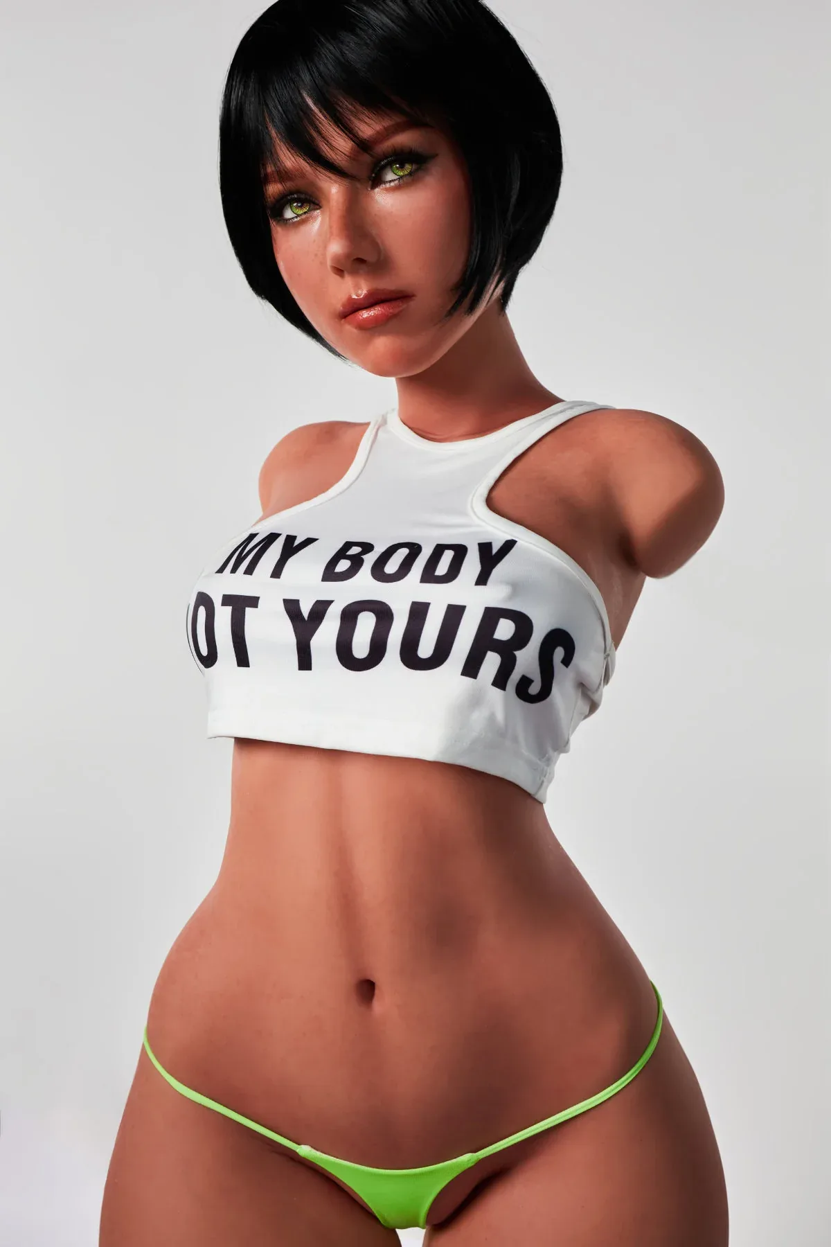 CLIMAX DOLL - ULW 882# Silicone Torso - Livia (Black) view 2