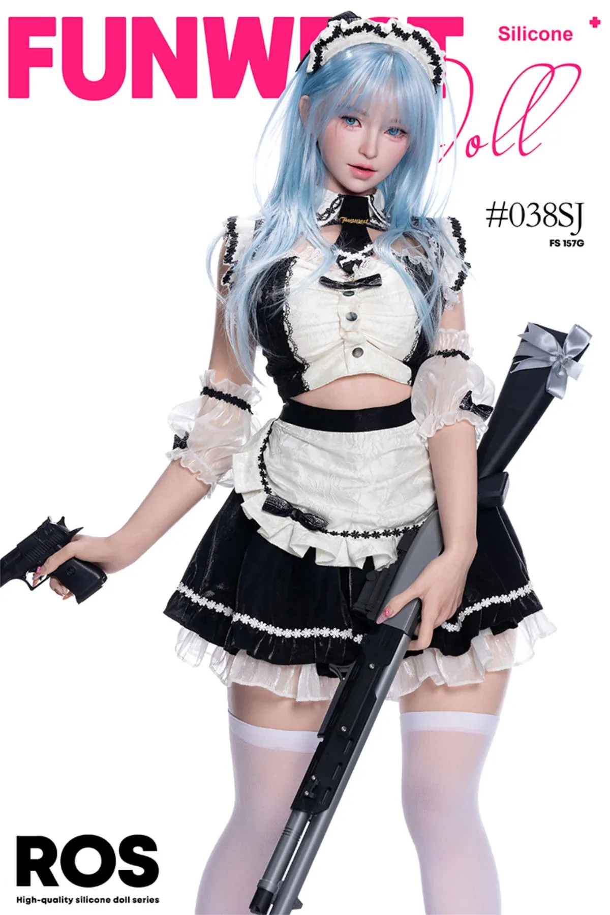FunWest Doll 157 cm G Silicone - White Alice (Real Skin Texture) view 5