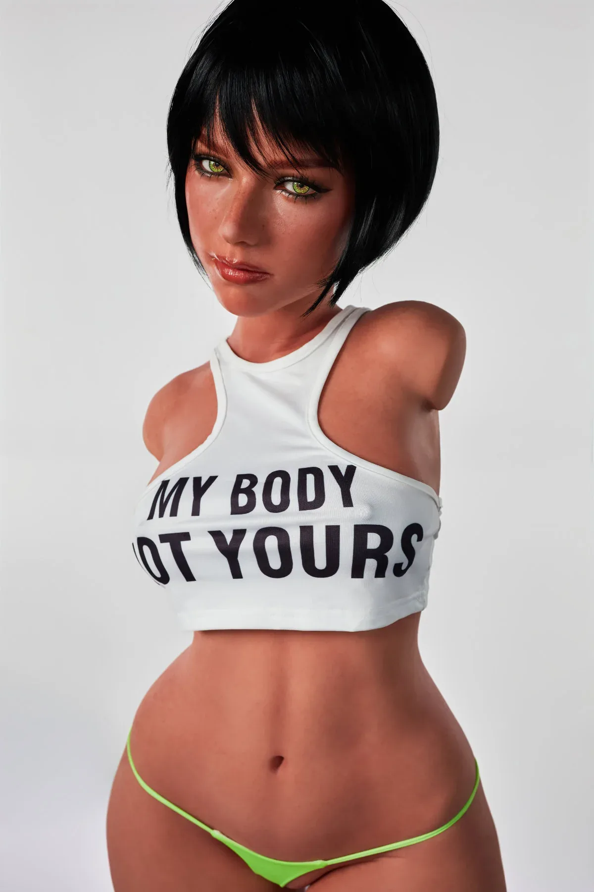 CLIMAX DOLL - ULW 882# Silicone Torso - Livia (Black)